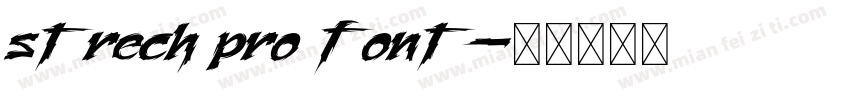 strech pro font字体转换